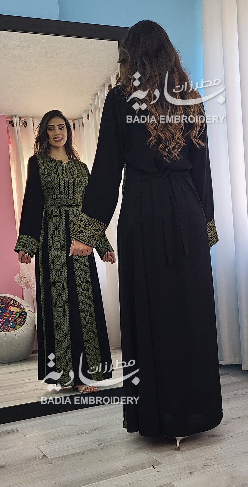 Beautiful Traditional Green Thobe