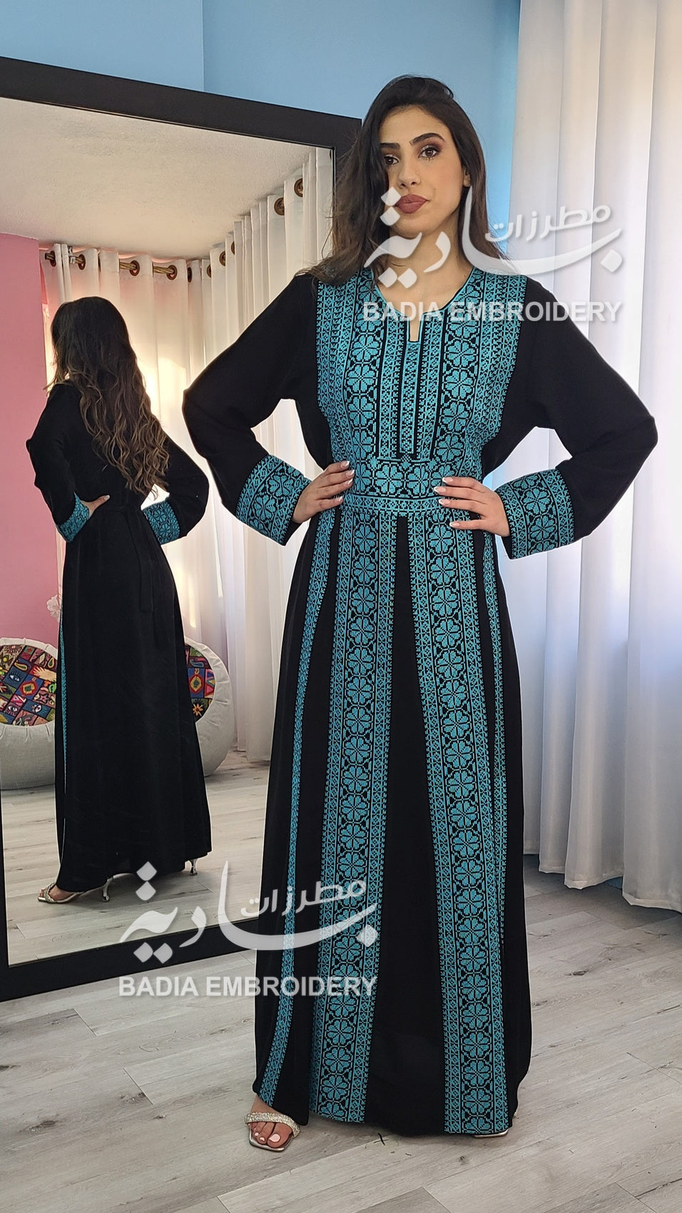 Beautiful Traditional Blue Thobe